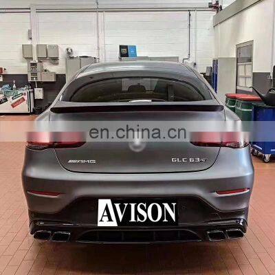 Rear Diffuser for Mercedes Benz GLC Coupe C253 GLC200 GLC250 GLC260 GLC300 Facelift GLC63 Rear Diffuser Spoiler photo-5