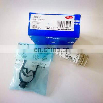 7135619 Genuine 7135-619 injector repair kits for injector EJBR04501D, R04501D , A6640170121 , 6640170121, L244PRD, 9308-622B