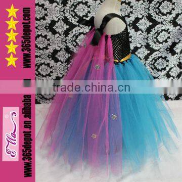 2014 Hot Sale Beautiful Girls' Frozen Anna Dress photo-3