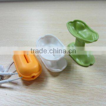 Hot Sale Silicone Turtle Shaped Earphone Cable Winder