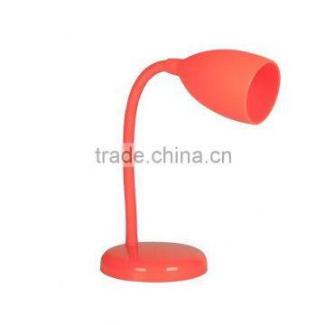 Rubber Lampshade Desk Lamp, ABS plastic base