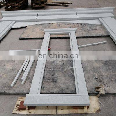 wholesale factory supply Natural Sand stone Door frames Window Wraps lines special shape white sandstone