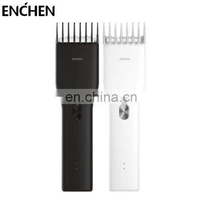 Enchen Boost Electric Hair Clippers For Men Children Ceramic Cutter Hair Cutting Machine Professional Rechargeable Two Speed