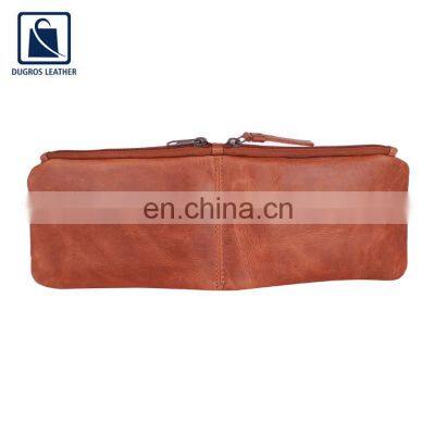 Anthracite Fitting Stylish Fashion Designer Stylish and Modern Look Cotton Lining Genuine Leather Bumbag/ Waist Bag