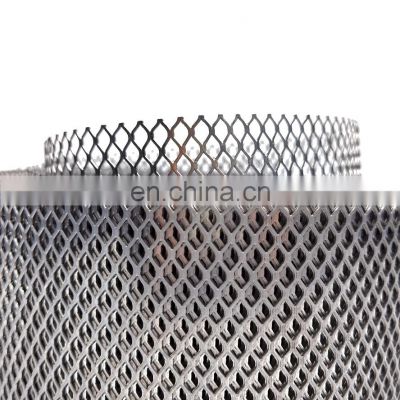 Small Diamond Shape Expanded Metal Mesh  Wire Mesh Screen for Filter