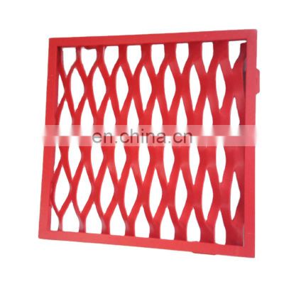 Powder Coating Customization Diamond Hole Shape Expanded Steel Suspended Ceiling Tiles