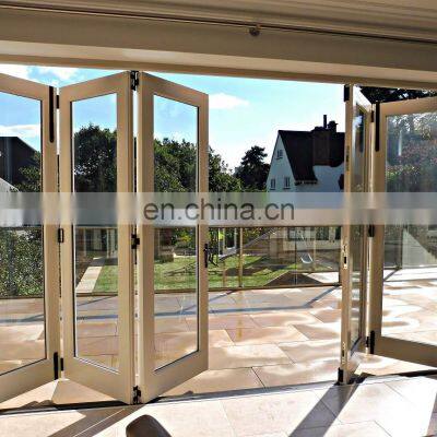 Soundproof Thermally Broken Top Quality Aluminum Folding Doors photo-5