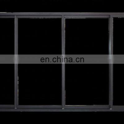 Sliver Grey Timber Reveals Aluminum Profile Sliding Door Double Glazed Powder Coated Aluminum Sliding Door photo-3