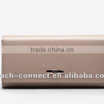 lady long clutch leather wallet