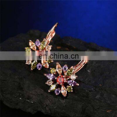 High Quality Coloful Diamond Rhinestone Bridal Set Jewelry photo-3