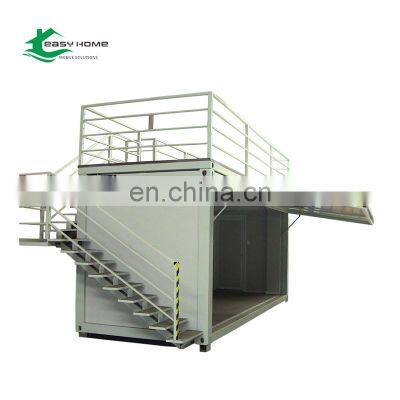 prefab container house price for shop / combined container house boat