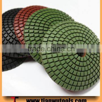 Dry polishing pad Wet polishing pad Resin polishing pad