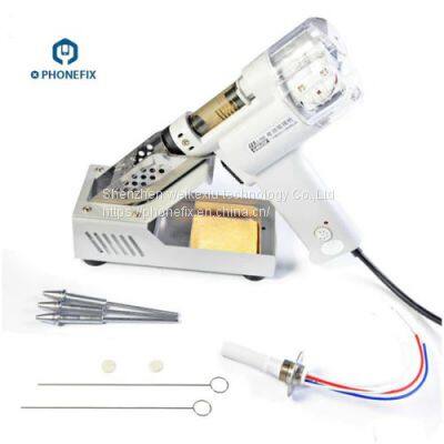 GAOJIE S-998P 100W Electric Desoldering Gun Vacuum Double-Pump Solder Sucker with Soldering Iron