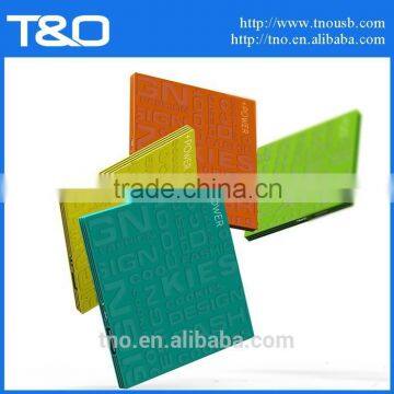 Custom metal ultrathin rohs power bank 2500mah