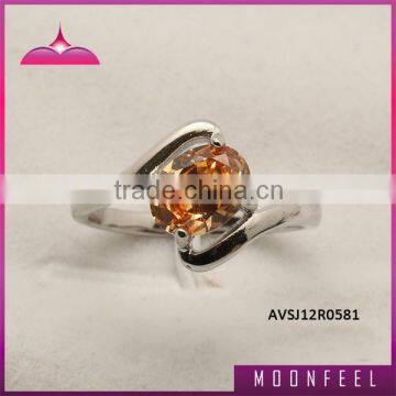 with orange stane sterling silver rings 925