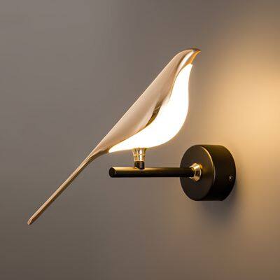 Nordic LED Bird Wall Lamps Bedroom Decor Wall Lights Indoor Bird Wall Lamp photo-2