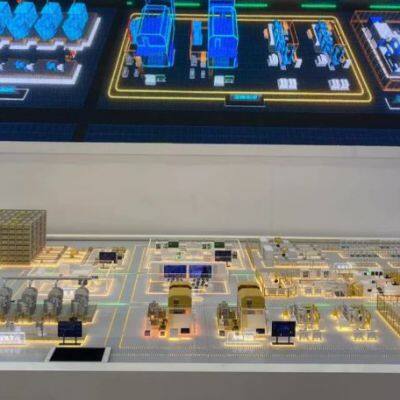 Warehouse Logistics Sand Table Model Production Factory photo-2