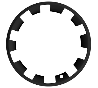 Conjunto de anéis de roda em preto mate de 20 polegadas (4 pe?as) para o Tesla Model Y Juniper - Substitui??o OEM