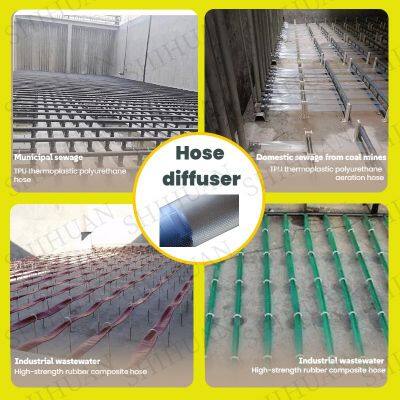 TPU Fine Bubble Diffuser Inflatable Membrane Diffuser for SBR System Low-voltage Loss