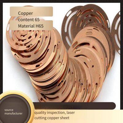 Laser-cut Copper Sheets: H65 Brass Sheets, t2 Red Copper Sheets, High-hardness Beryllium Bronze Thin Sheets photo-2
