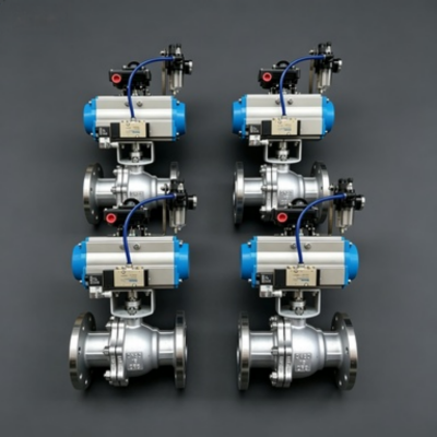 DIN Standard Pneumatic Ball Valve 2