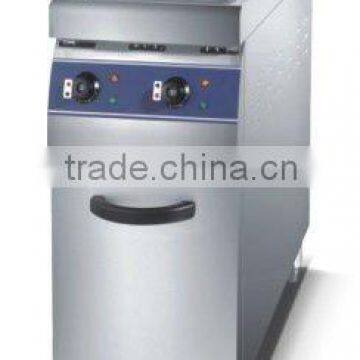 Electric cooker with cabinet