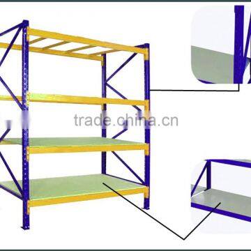 High Gloss Metal Furniture Double Side Storage Rack 4 Tier Iron Shelf Quality Choice photo-2