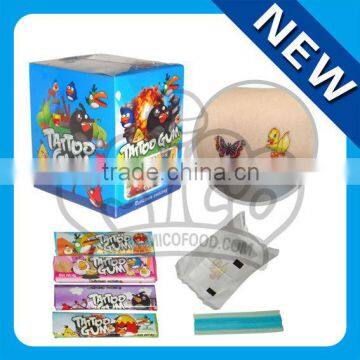 cartoon tattoo bubble gum