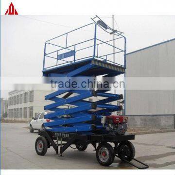 12m mobile vertical hydraulic lifter /man lift work platform