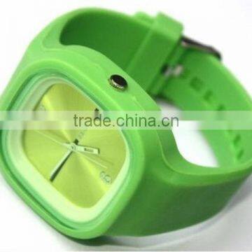 silicone watch with timing