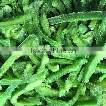 wholesale quick frozen sliced green pepper/ frozen bell pepper price