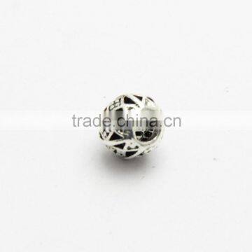 Factory Offer Big Hole Zinc Alloy Beads, DIY Anti-silver Big Hole Metal Beads for Bracelets and Necklace photo-3
