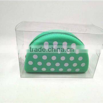 Top Quality Unique Zipper Design Wallet Plastic Coin Pocket Soft Rubber Coin Purse photo-2