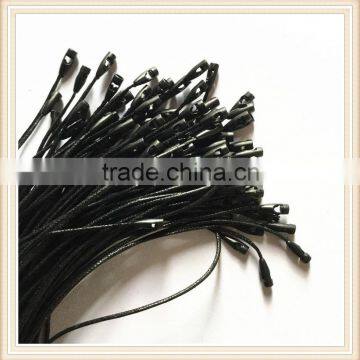 High Quality Black Wax Rope Seal Tag Plastic