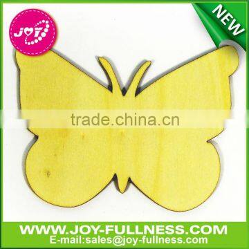 butterfly shaped laser wooden decoration craft