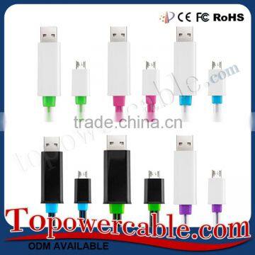 2016 Hot New Products Visible Flow LED Light USB Charging Sync Cable photo-6