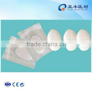 disposable medical dressing oval sterile gauze eye pad