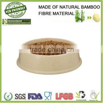 china wholesale Factory Direct Sale Bamboo Pet Feeder/Bamboo Fiber Pet Pot/Pet Dog&Cat bowl