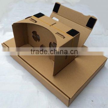 Manufacture Best Quality Google cardboard VR 3D glasses for max. 5.7 inch phones for Samsung Note3