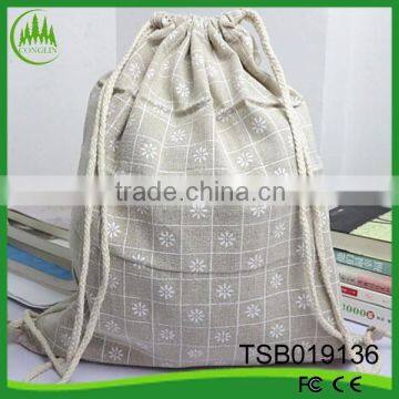 Fashion promotional personalized drawstring bags China designer