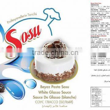 White Cold Glasso Sauce For Pastry photo-2