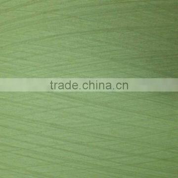 1/34 NE 100% POLYESTER MJS WAXED RAW WHITE YARN ON CONE FOR WEAVING photo-3