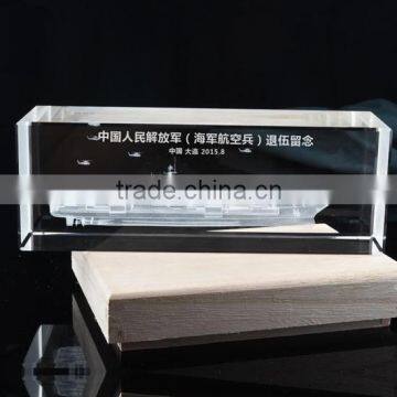 Beautiful 3d laser crystal model