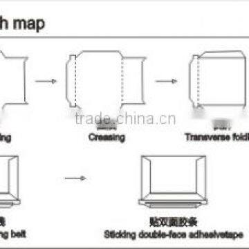 EMS-KD70 Custom Normal b5 Paper Envelope Size Folding Making Machines Price photo-2