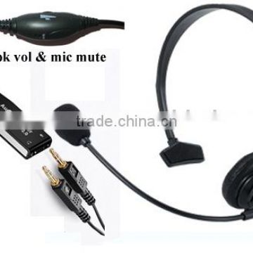 Lightweight Professional USB VOIP Earphone USB81Svcmute