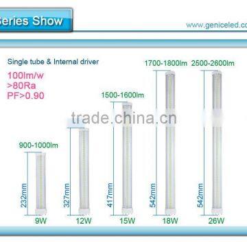 Single Tube 2G11 Led Factory Lamp LED Tube 18w 542mm 2016 New Led Lights photo-4