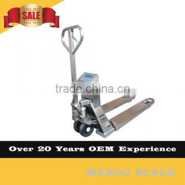 2 Ton LCD Display Weighing Scale Pallet Truck With Scale photo-2