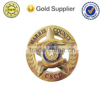 Gentlement Promotion Quality Lastest Metal Wholesale Shoulder Badges photo-6