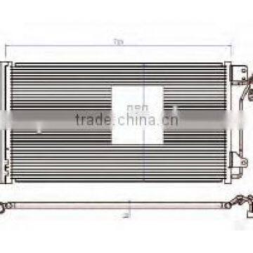 auto condenser for VW TRANSPORTER T5(03-)(OEM NO.: 7H0820411B/7H0820411C/7H0820411D)