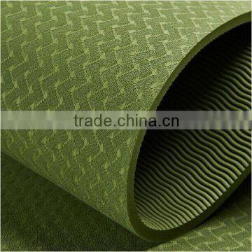 durable anti-slip eco fitness yoga mat TPE comfortable equipment